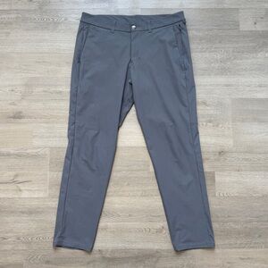 Lululemon Commission Pants 35x29 Classic Gray Performance Stretch LM5A51S